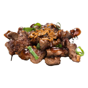 Restaurant Nagoya-gerecht-fried-grill-biefstuk-v-d-plaat