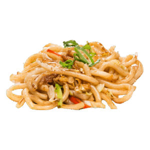 Restaurant Nagoya-gerecht-rice-noodles-gebakken-bami